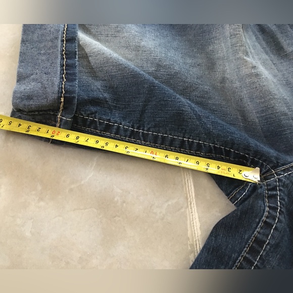 Angels Jean shorts size 8.  Cuffed - Picture 8 of 9